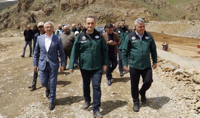 Şehitler Barajı'nın yapımı sürüyor