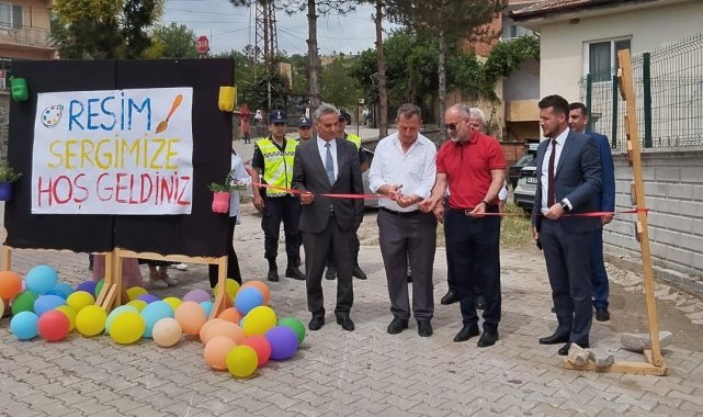 Tavşanlı Balıköy'de renkler ve sanat buluştu