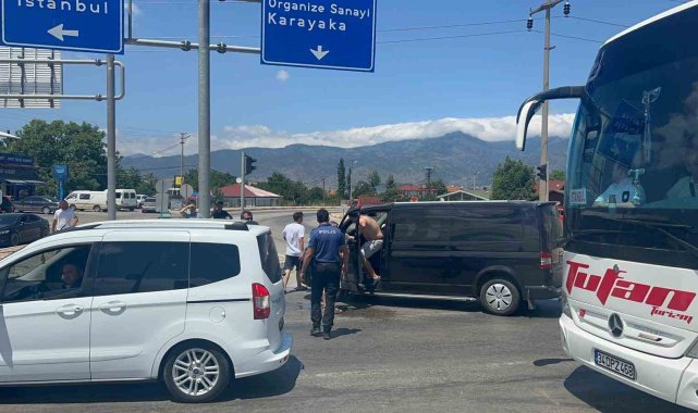 Tokat'ta yol verme kavgası