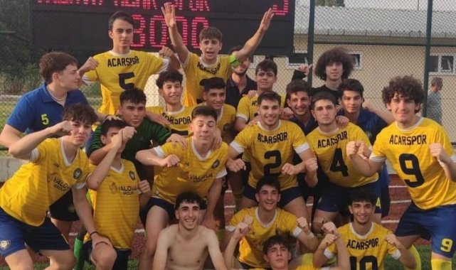 Türkiye Şampiyonası U17 Futbol 1. Kademe müsabakalarının şampiyonu Acarspor oldu