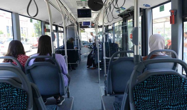 Ücretsiz toplu taşımaya 210 bin biniş