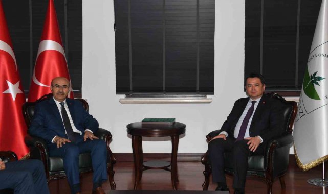Vali Demirtaş'tan Başkan Aydın'a iade-i ziyaret