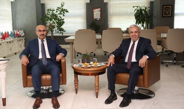 Vali Demirtaş'tan Başkan Şadi Özdemir'e ziyaret