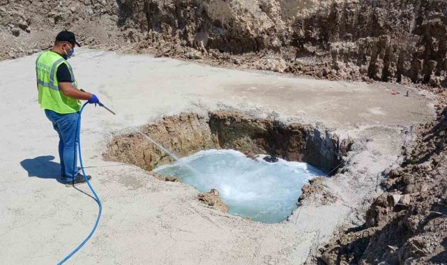 Adıyaman'da ilaçlama çalışmaları sürüyor