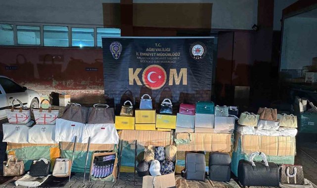 Ağrı'da 30 milyon 500 bin lira değerinde kaçak malzeme ele geçirildi
