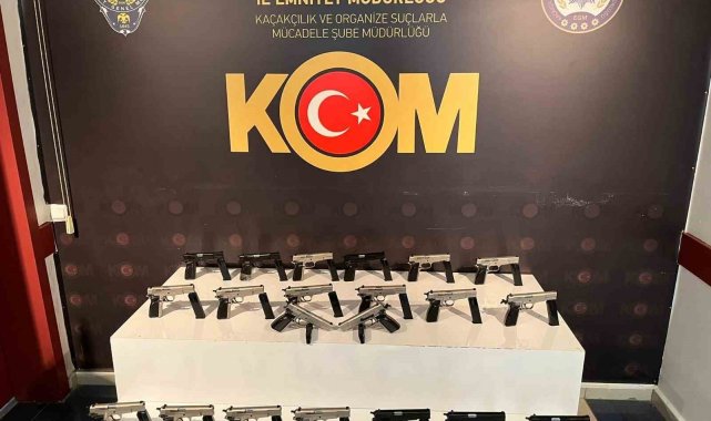 Aksaray'da kaçak silah ticaretine polis darbesi