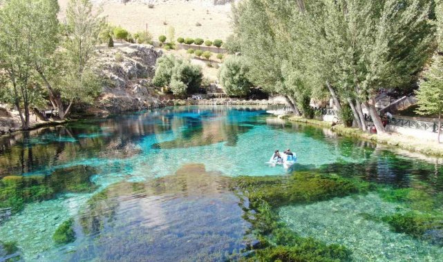 Anadolu'nun nazar boncuğu Gökpınar Gölü temizlendi