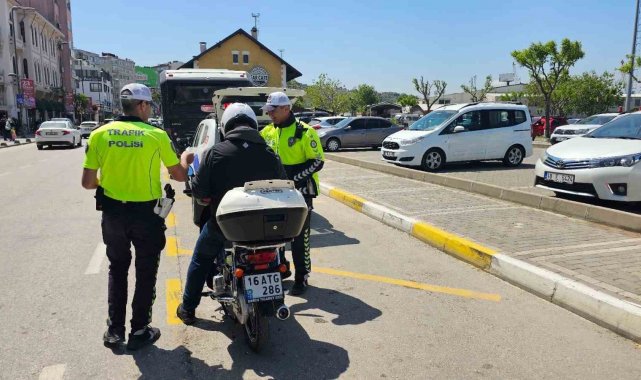Bandırma'da 6 ayda yüzlerce sürücüye ceza