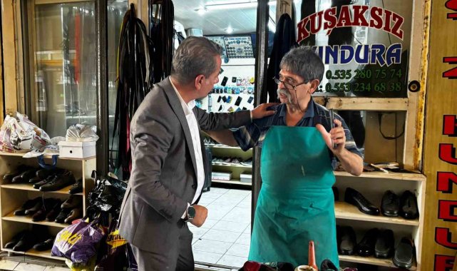 Başkan Yetişkin Ayakkabıcılar Çarşısı esnafı ile buluştu