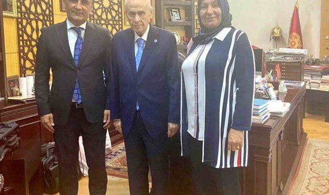 Belediye Başkanı Özdemir'den Bahçeli'ye ziyaret