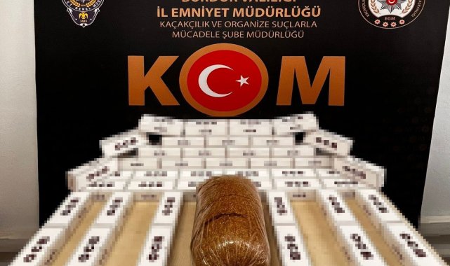 Burdur'da kaçakçılık operasyonunda çok sayıda kaçak sigara ele geçirildi