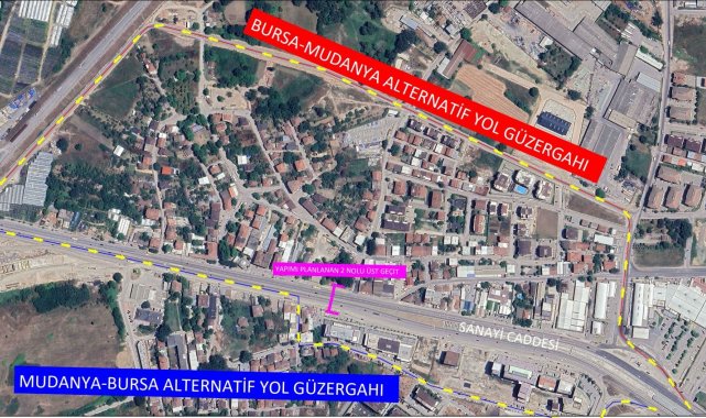 Bursa'da trafik düzenlemesi