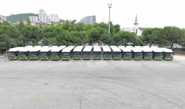 Büyükşehir'in 20 yeni otobüsü teslim edildi