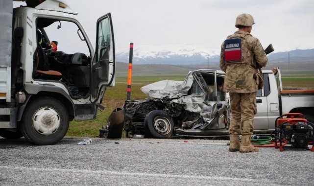 Erzurum jandarma bölgesinde bir ayda 23 trafik kazası