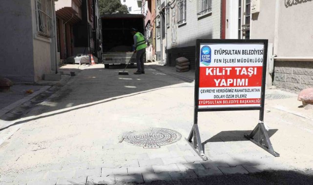 Eyüpsultan'da bin 300 metrekarelik alan yenilendi
