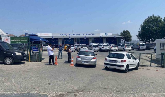 Global arızadan araç muayene istasyonları da etkilendi