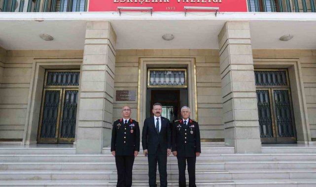 Jandarma Genel Komutanı Orgeneral Arif Çetin, Vali Aksoy'u ziyaret etti