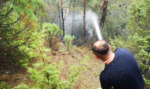 Karabük'te orman yangını kısmi olarak kontrol altına alındı