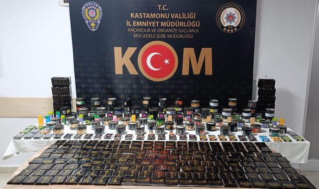 Kastamonu'da binlerce makaron ele geçirildi
