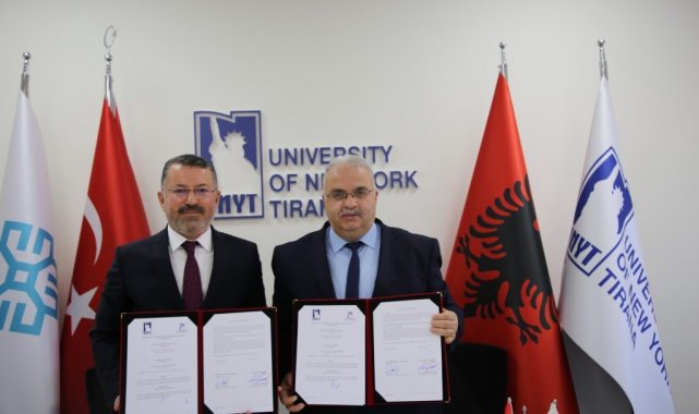 KBÜ ile Tiran New York Üniversitesi arasında iş birliği protokolleri imzalandı