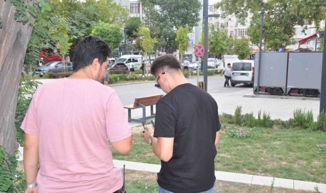 Keşan'da dron destekli denetimde 20 sürücüye cezai işlem uygulandı
