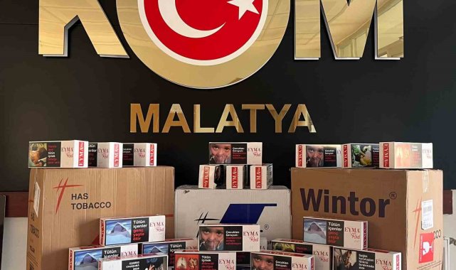 Malatya'da 74 bin 400 adet kaçak makaron yakalandı