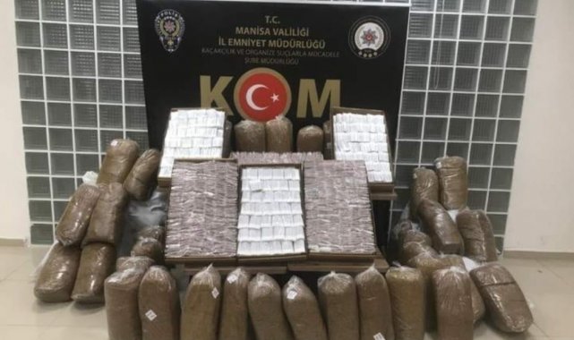 Manisa'da kaçak tütün operasyonu