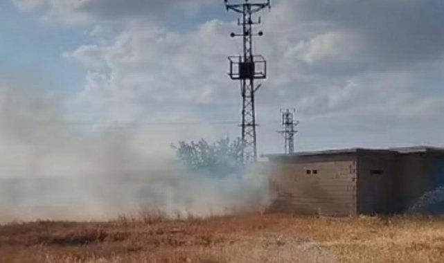 Nevşehir'de 25 dönüm ekili alan kül oldu