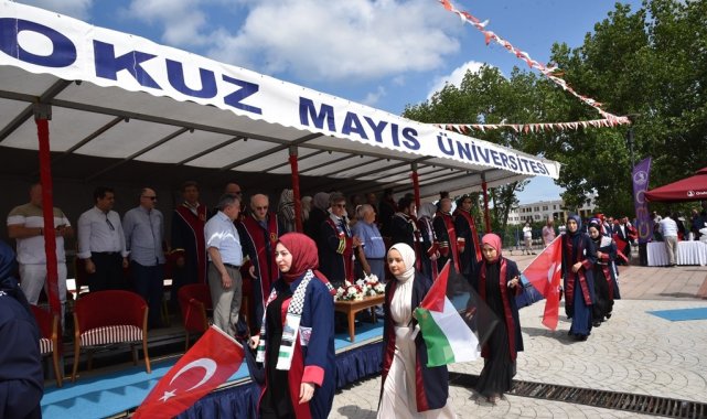 OMÜ İlahiyat Fakültesi mezuniyetinde İsrail tepkisi