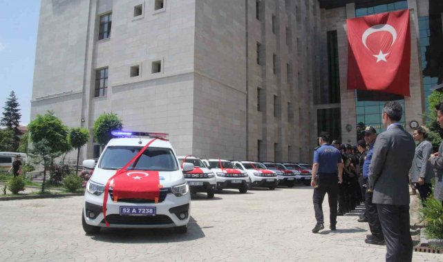 Ordu emniyetinin araç filosu güçlendirildi