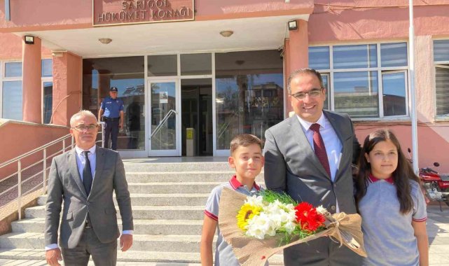 Sarıgöl'ün yeni kaymakamı görevine başladı