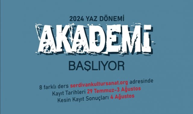 Serdivan Kültür Sanat'ta akademi başlıyor