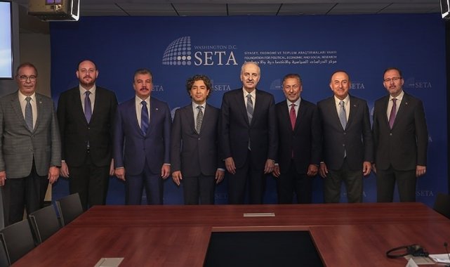 TBMM Başkanı Kurtulmuş, Seta'nın Washington'da bulunan merkezini ziyaret etti