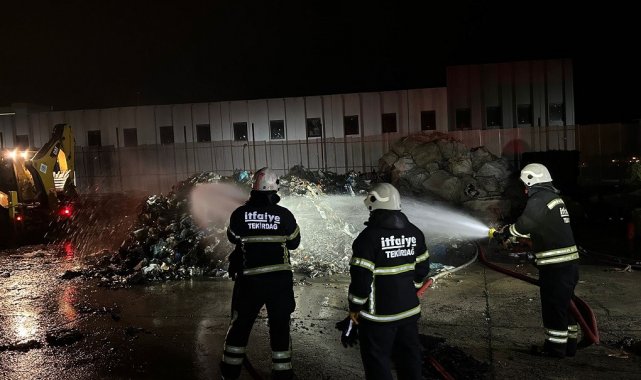 Tekirdağ İtfaiyesi son 3 ayda 3 bin 485 olaya müdahale etti