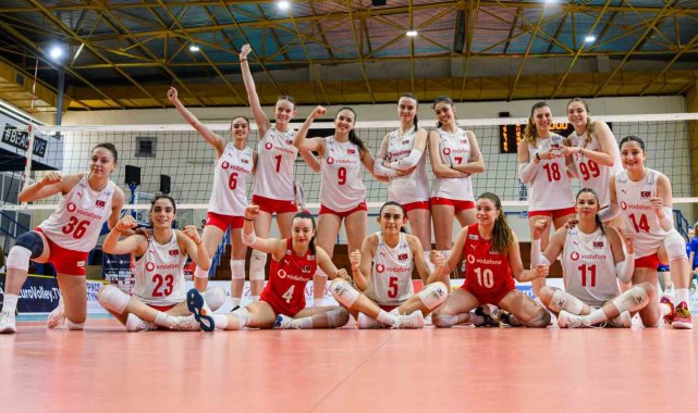 U18 Kadın Voleybol Milli Takımı, Litvanya'yı 3-1 mağlup etti