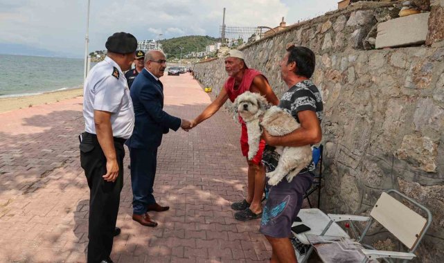 Vali Demirtaş sahil denetimlerini sürdürüyor