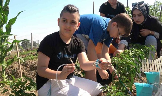 Yalova'da ilkokul öğrencileri tarımsal sulama için kodlama geliştirdi