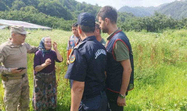 Zihinsel engelli kayıp kadın 20 saat sonra 2 kilometre mesafede bulundu