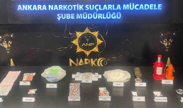 Ankara Emniyeti'nin hassas burnu uyuşturucu satıcılarını yakaladı