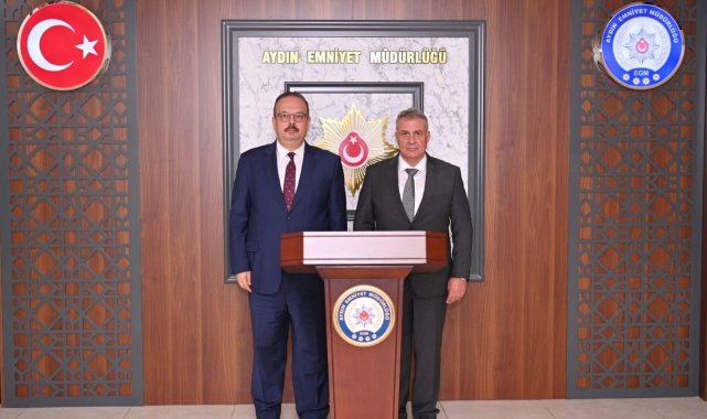 Aydın İl Emniyet Müdürü Erdoğan, Vali Canbolat'ı ağırladı