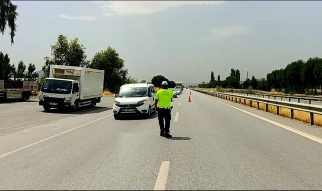 Aydın'da trafik ekiplerinden 26 bin araca işlem