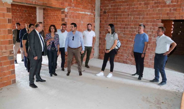 Başkan Yalım çalışmaları yerinde inceledi