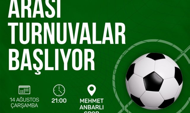 Belediye personelleri halı sahada stres atacak