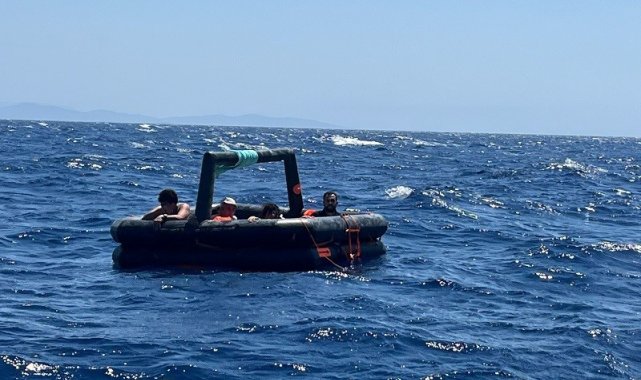 Bodrum'da 20 düzensiz göçmen kurtarıldı, 5'i yakalandı