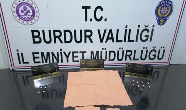 Burdur'da emniyet ekiplerinden uyuşturucu operasyonu: 3 şüpheli tutuklandı
