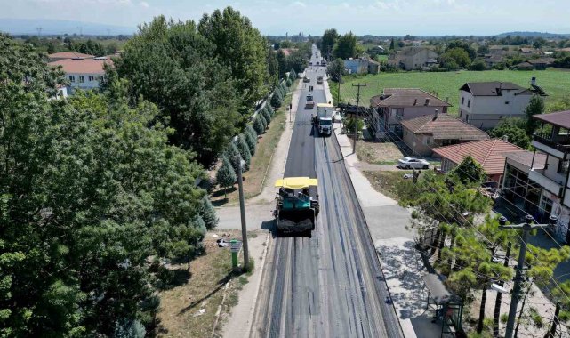 Büyükşehir'den eski Ankara yolunun çehresini değiştiren mesai