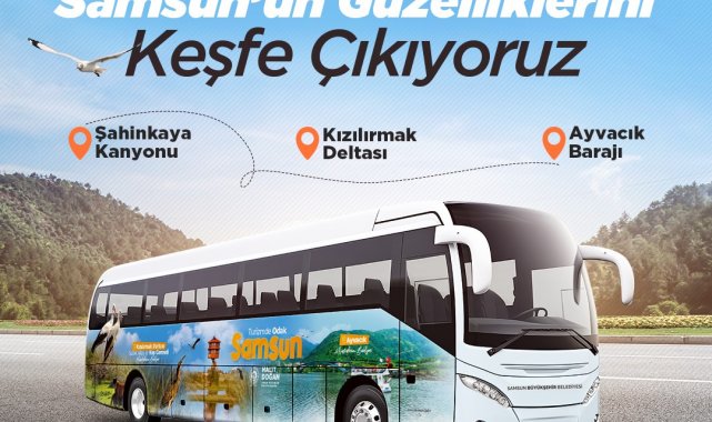 Büyükşehir'den "Odak Samsun" turizm otobüsleri