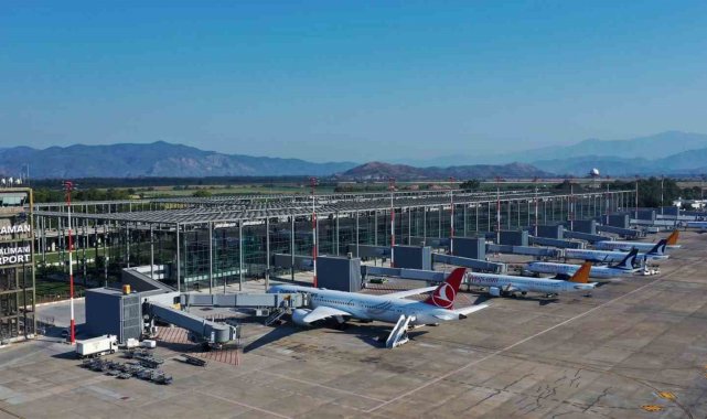 Dalaman Havalimanında 7 ayda 3 milyon yolcuya hizmet verildi