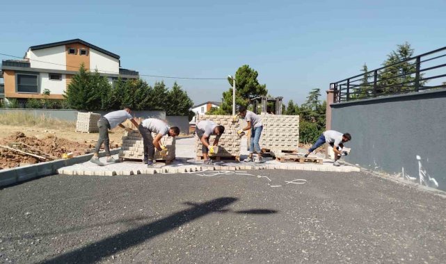 Darıca'da üstyapı hizmetleriyle konfor artırıyor