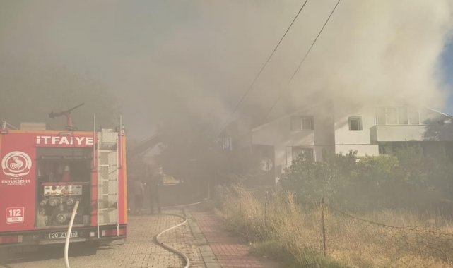 Denizli'de bir evde çıkan yangın vatandaşları korkuttu